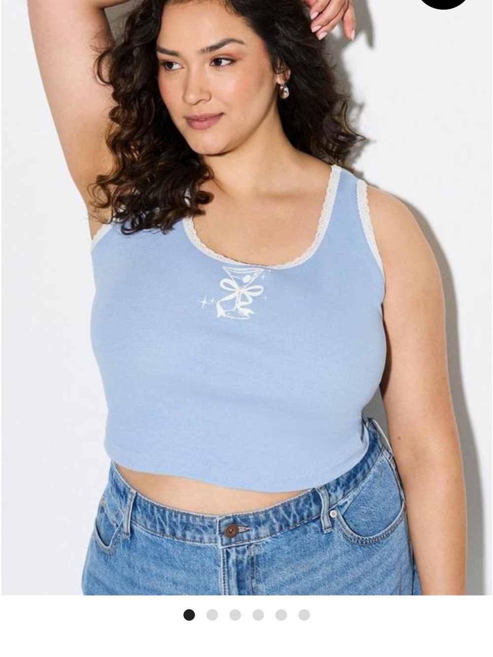 Torrid Lovesick Crop Tank size 2x- L21
